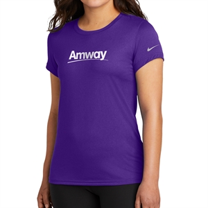 Women Amway Nike Workout Tee - Purple