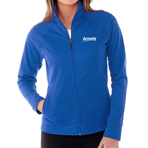 Women Amway Active Knit Jacket - Blue