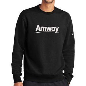 Unisex Amway Nike Crewneck Sweatshirt - Black