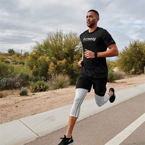 Men Amway Nike Workout Tee - Black