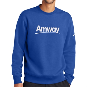 Unisex Amway Nike Crewneck Sweatshirt - Blue