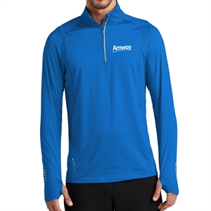 Men Amway Performance 1/4 Zip Pullover - Blue