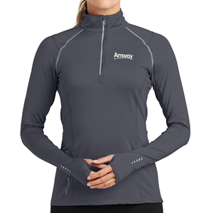 Women Amway Performance 1/4 Zip Pullover - Grey