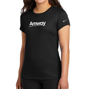 Women Amway Nike Workout Tee - Black