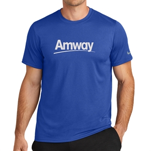 Men Amway Nike Workout Tee - Blue